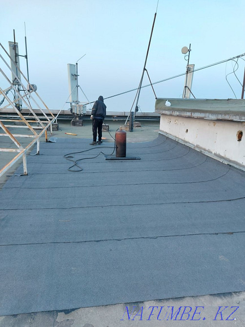 Repair installation of a soft roof waterproofing Almaty - photo 5