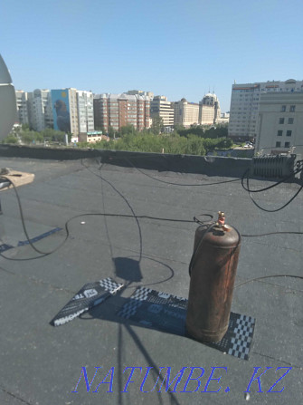 Гидроизоляция, ремонт,монтаж мягкой кровли, крыши самоклейка ризолин Астана - изображение 7