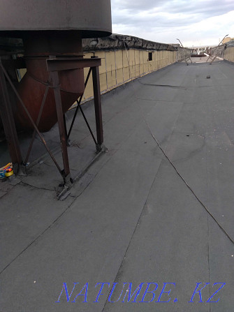 Waterproofing, repair, installation of a soft roof, roof self-adhesive rizolin Astana - photo 6