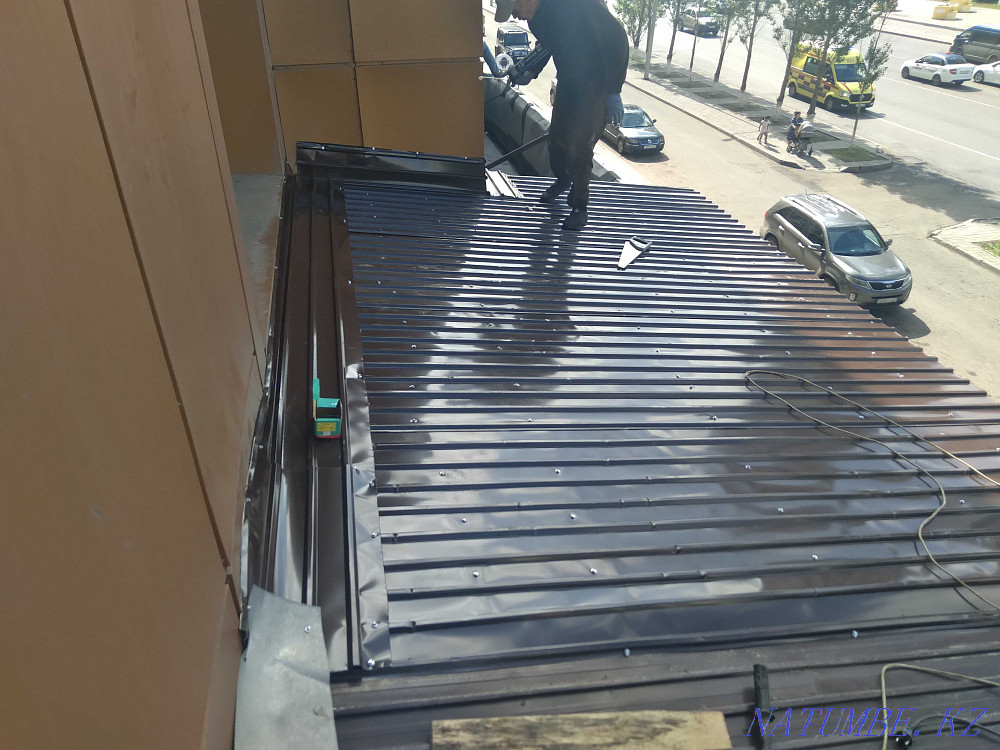 Waterproofing, repair, installation of a soft roof, roof self-adhesive rizolin Astana - photo 5