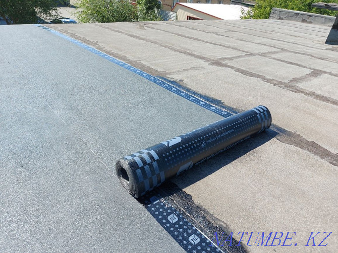 Repair of a soft roof with uniflex, bikrost. Siding. biton work. Kostanay - photo 1