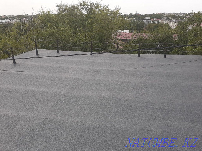 Soft roofing of the roof with Russian materials linocrom bikrost uniflex. Shymkent - photo 3