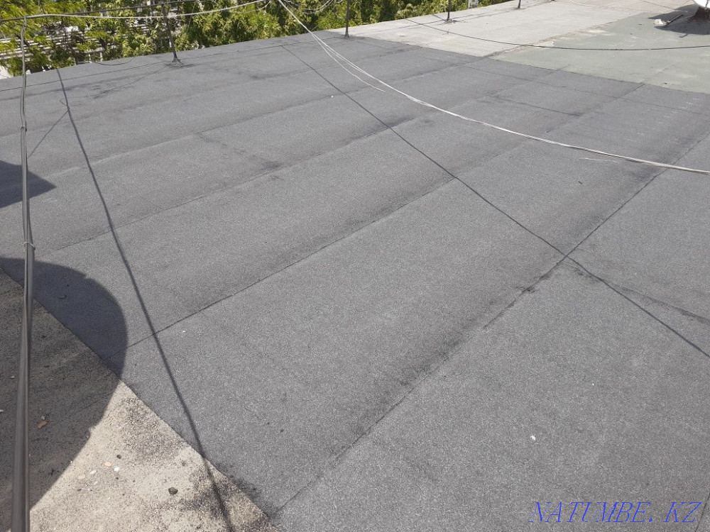 Soft roofing of the roof with Russian materials linocrom bikrost uniflex. Shymkent - photo 7
