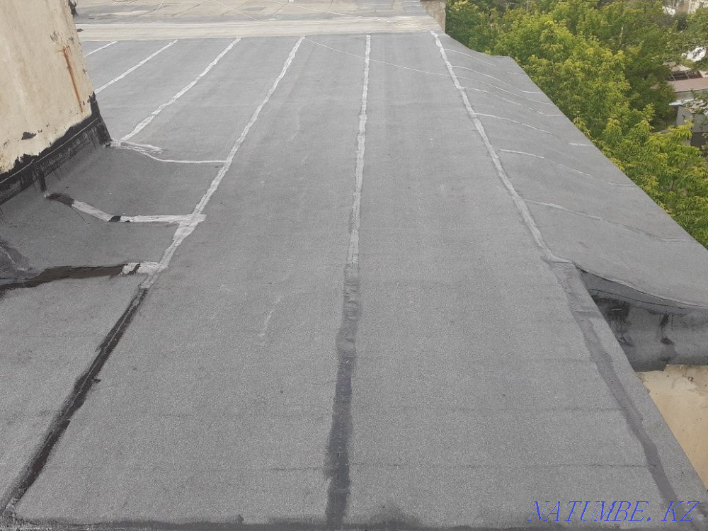Soft roofing of the roof with Russian materials linocrom bikrost uniflex. Shymkent - photo 6