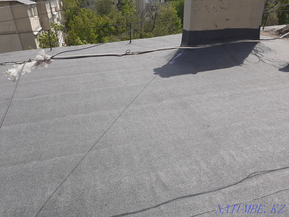 Soft roofing of the roof with Russian materials linocrom bikrost uniflex. Shymkent - photo 8