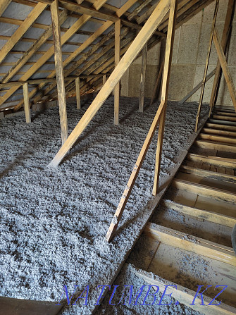 Ecowool insulation Отеген батыра - photo 3