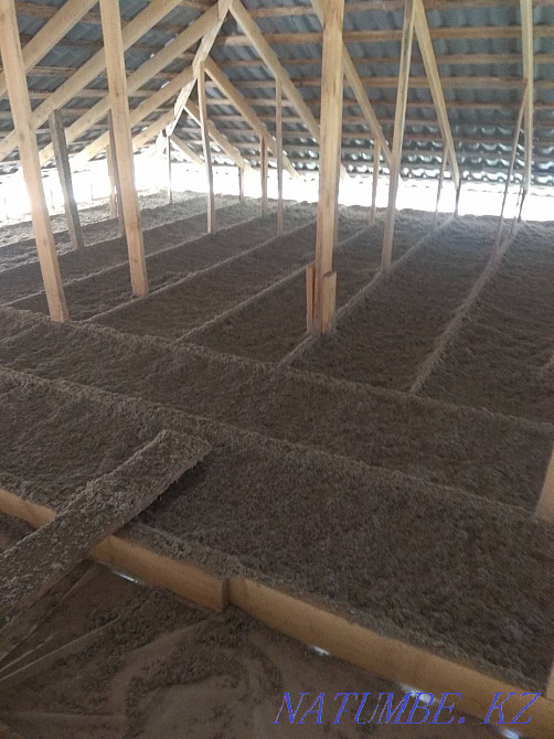Утепление эковатой Отеген батыра - изображение 6