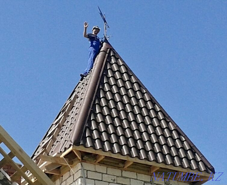 Roofing, facade and finishing works. Roof and facade repair Kostanay - photo 4