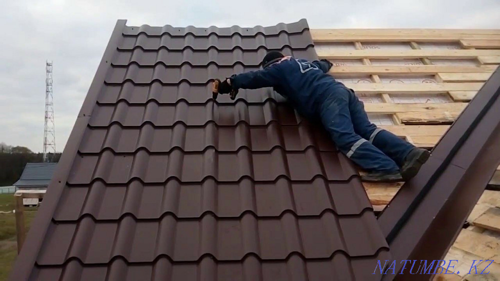 Roof repair slate replacement , Facade works . Qaskeleng - photo 2