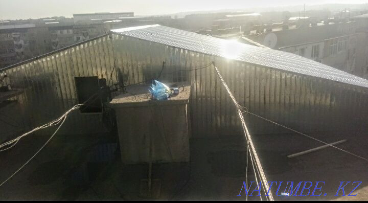 Мягкая кровля крыши (также профнастил), гаражи, квартиры, склады Шымкент - изображение 6