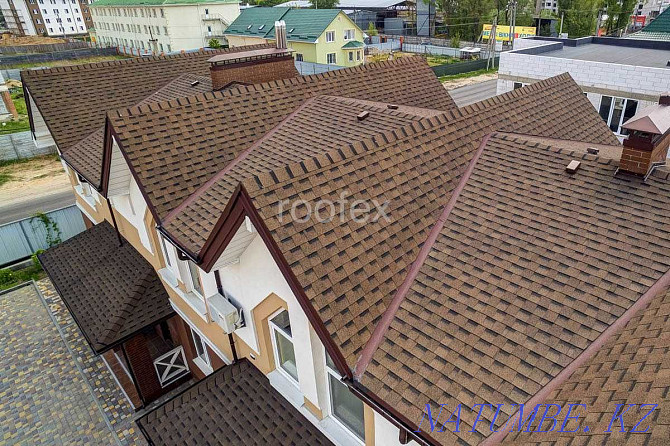 metal tile roof tiles roofing gutter drain siding roofing Karagandy - photo 1