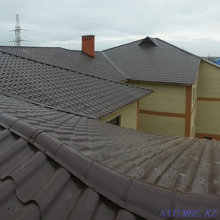 Кровельные работы, ремонт крыши, аэраторы, водостоки, обшивка карнизов Актобе - изображение 2