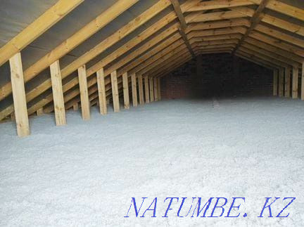 Penoizol insulation, soundproofing of roofs, roofs, attics, partitions Shymkent - photo 5