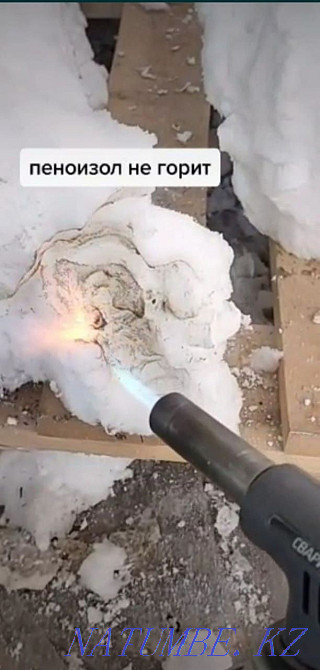 Пеноизол утепление, шумоизоляция крыши, кровли, мансардов, перегородок Шымкент - изображение 3