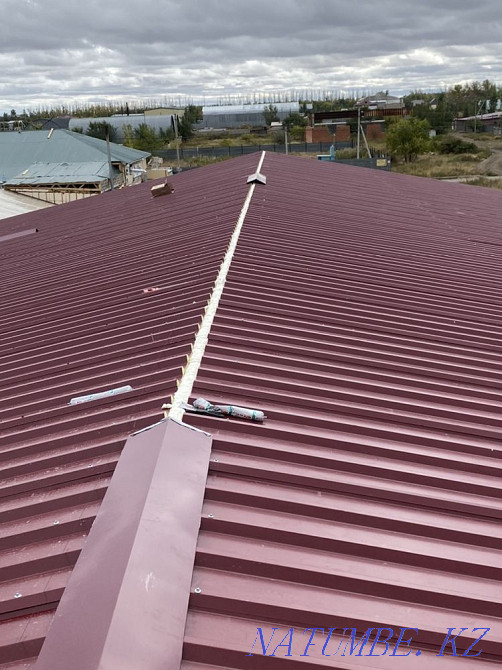 Roofers repairing the roof dismantling the roof Astana - photo 6