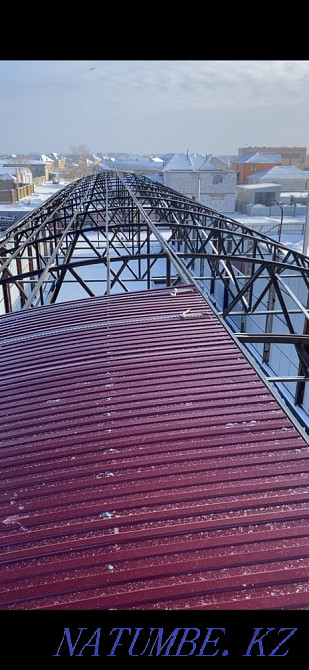 Roofers repairing the roof dismantling the roof Astana - photo 1