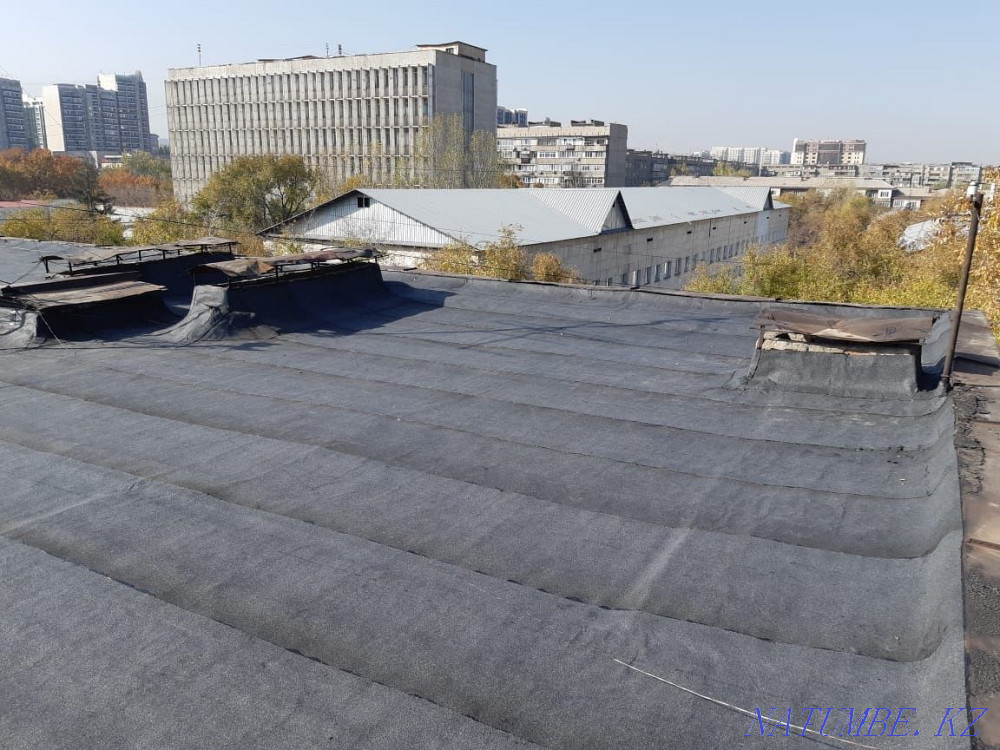 REPAIR OF THE SOFT ROOFING OF ROOFS, Leakage Elimination. Waterproofing Almaty - photo 2