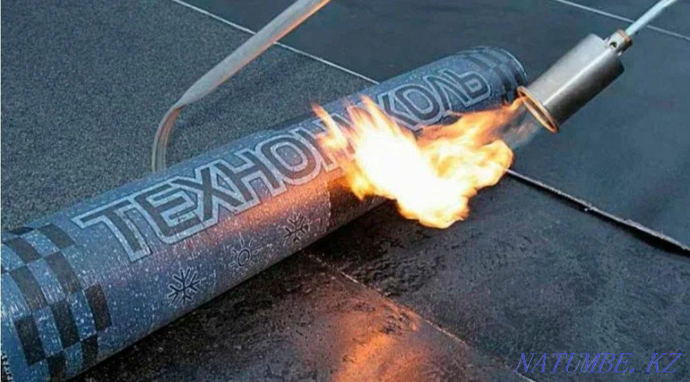 REPAIR OF THE SOFT ROOFING OF ROOFS, Leakage Elimination. Waterproofing Almaty - photo 1