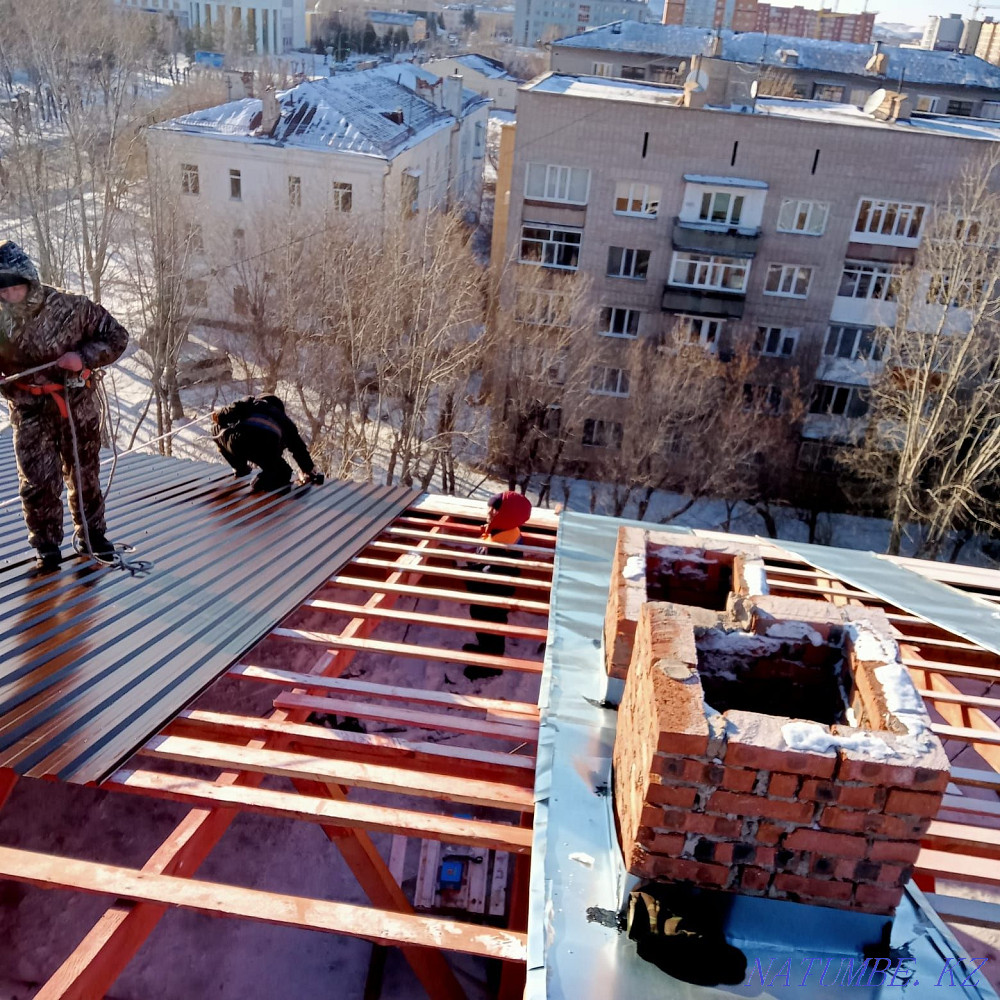 Roofing all types soft built-up roof frame roofing Astana - photo 6