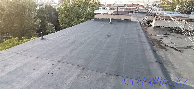 Roof repair, snow removal, waterproofing, thermal insulation of roofs, walls Astana - photo 1