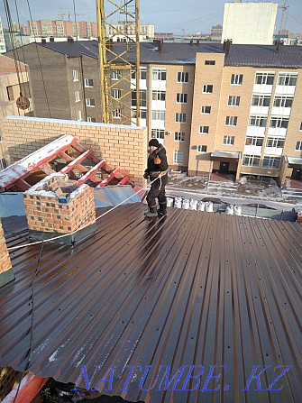 Roofing all types soft built-up roofing frame roofing any volume Astana - photo 8