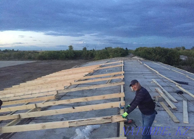 Roofing works all types of frame and soft roofing Astana - photo 1