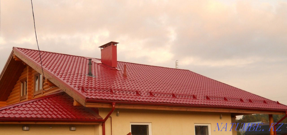The roof is hard. Facade work, etc. Temirtau - photo 5