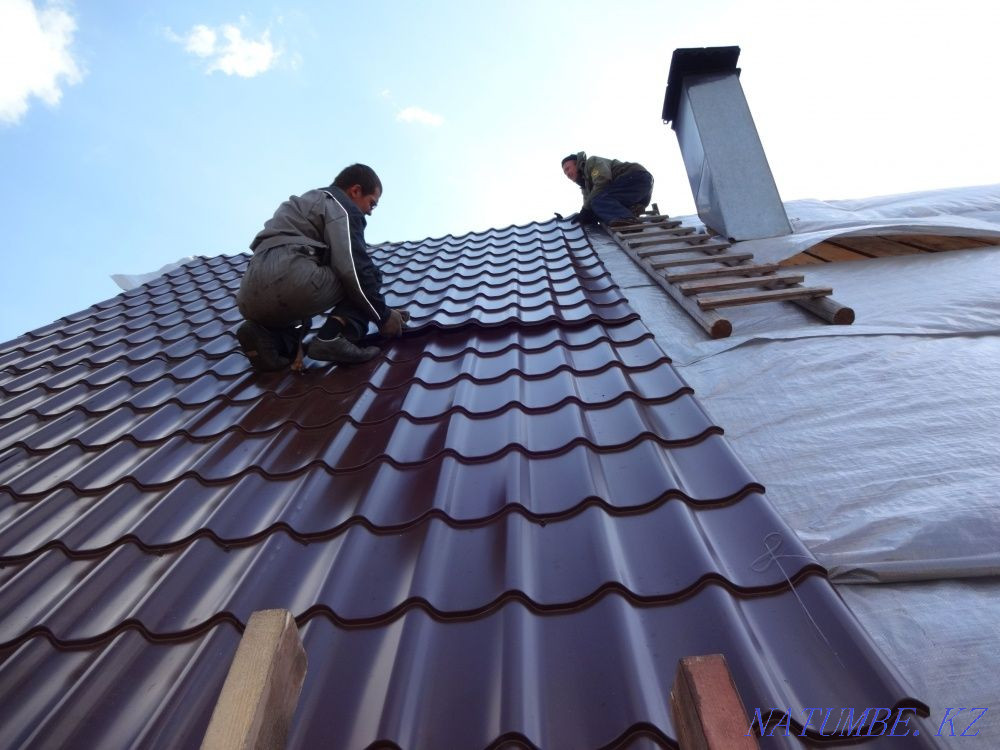 The roof is hard. Facade work, etc. Temirtau - photo 7