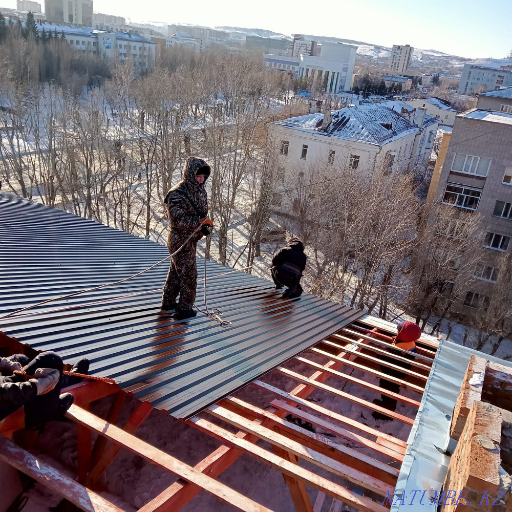Roofing works of any volume and all types from A to Z Astana - photo 1