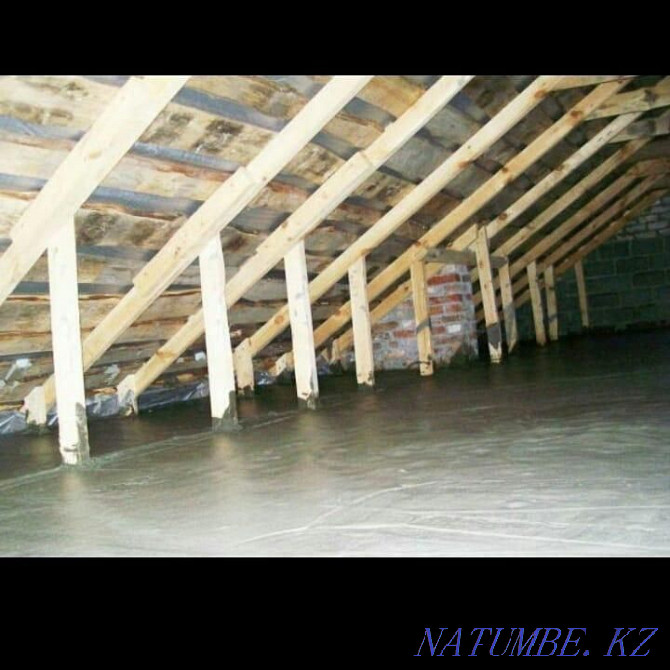 Roof insulation with FOAM CONCRETE (WARM in winter, COOL in summer) Shymkent - photo 3