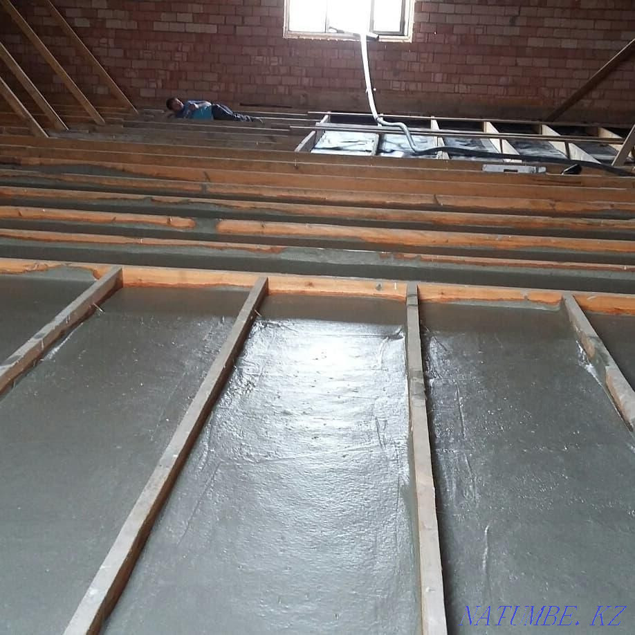 Утепление крыши ПЕНОБЕТОНОМ (зимой ТЕПЛО, летом ПРОХЛАДНО) Шымкент - изображение 2