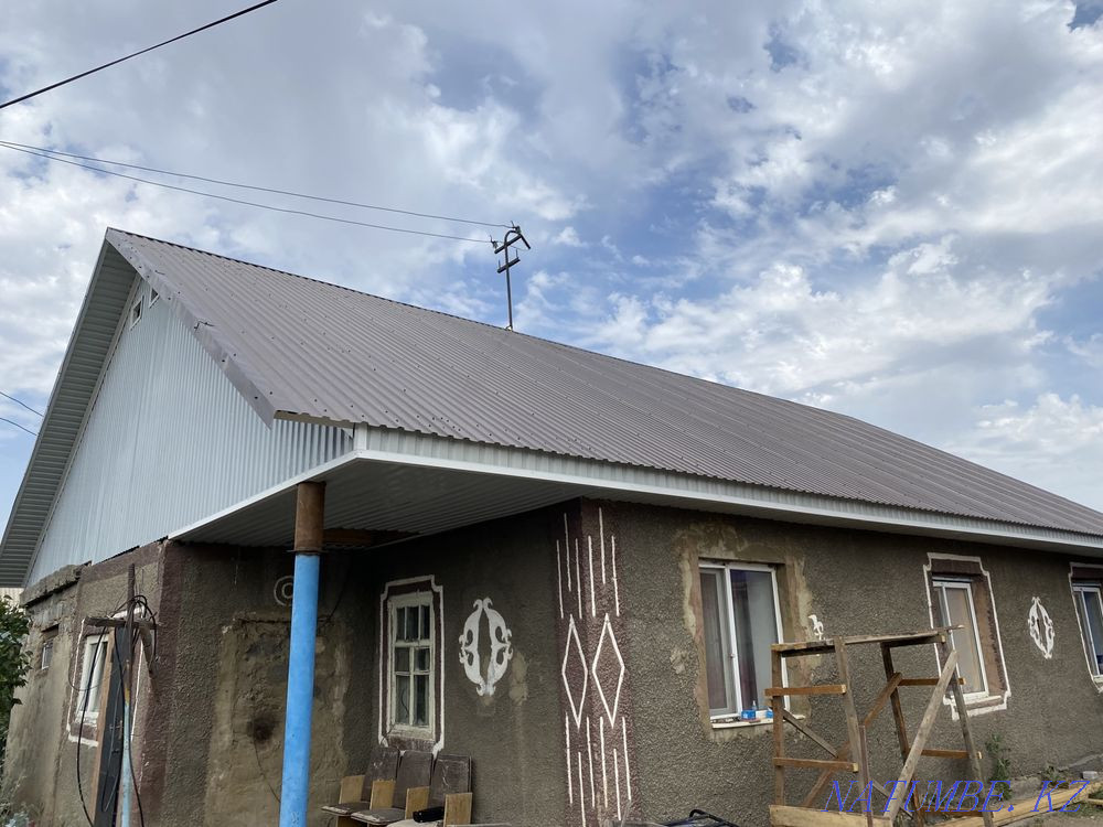 Кез келген күрделіліктегі шатырларды жабу  Сәтбаев - изображение 3