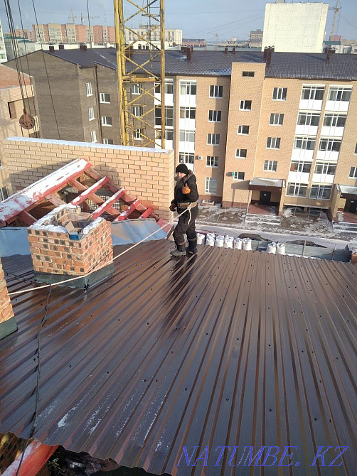 Roofing all types frame roofing and soft roofing any volumes we can do Astana - photo 3