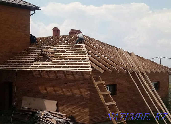 Roof soft built-up frame roof all types quality assurance Astana - photo 7