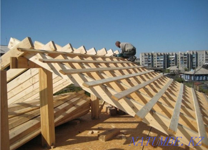 Roof soft built-up frame roof all types quality assurance Astana - photo 8