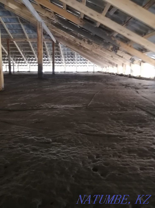 Foam concrete, Ecowool, Roof insulation Turkestan - photo 4