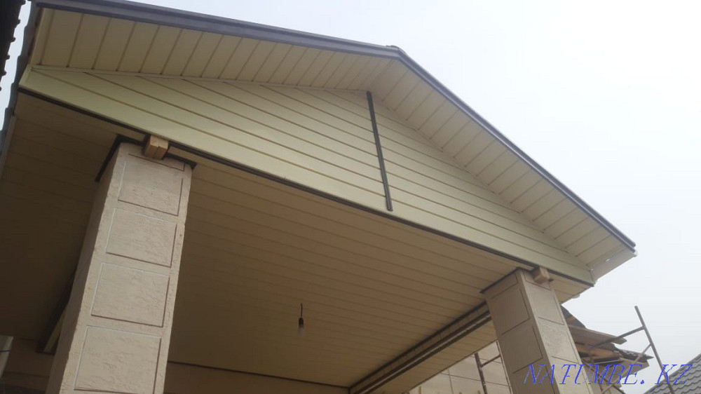 Sheathing of cornices, ceilings, fringes! Roofing of roofs of any complexity! Shymkent - photo 1