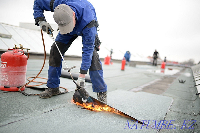 Roofing works, Bikrost Uniflex, Roof repair Temirtau - photo 3