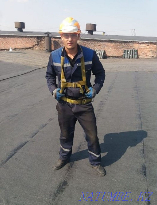 Ремонт мягкой и жёсткой кровли, Гарантия, Документы Караганда - изображение 1