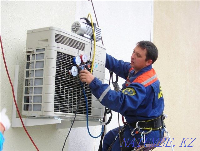 Stock! Installation of air conditioner Astana - photo 1