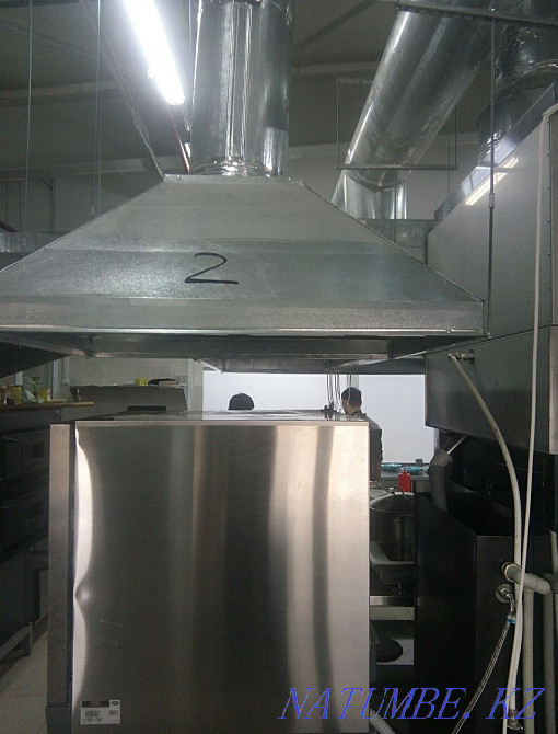 Ventilation. Hood. Inflow. Umbrellas. Grease trap. Tin shop. Astana - photo 4