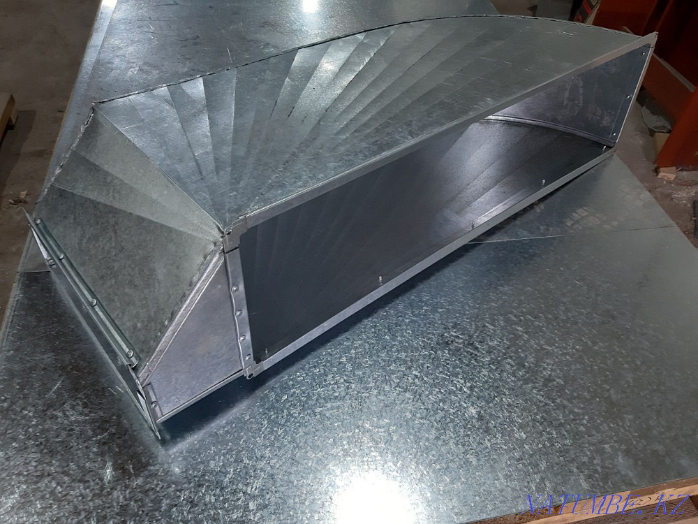 Вентиляция.Приточка. Вытяжка. Изготовления воздуховоды. Фасоны. Астана - изображение 1