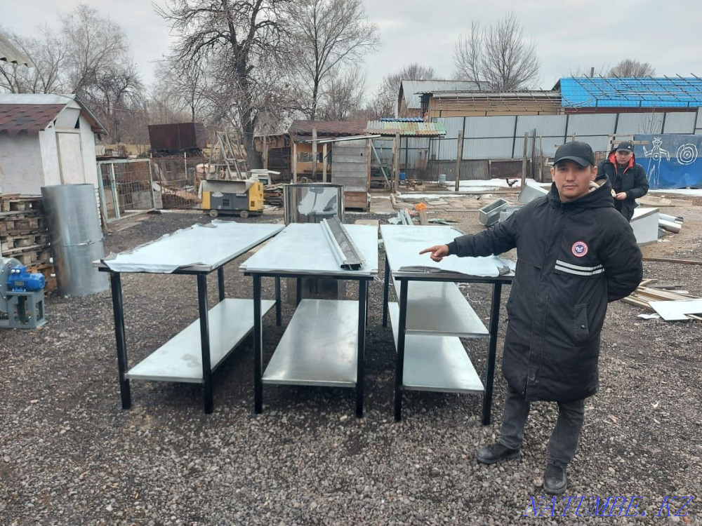 Stainless steel tables Almaty - photo 4