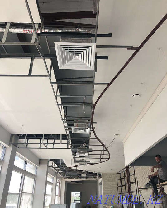 МОНТАЖ Системы ВЕНТИЛЯЦИЯ приточка вытяжка Алматы - изображение 1