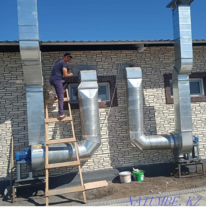 Вентиляция монтаж. Алматы - изображение 1
