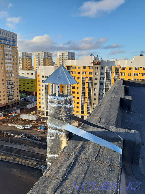 Вентиляция. Вытяжка. Приточка. Зонты. Парпеты. Белоярка - изображение 7