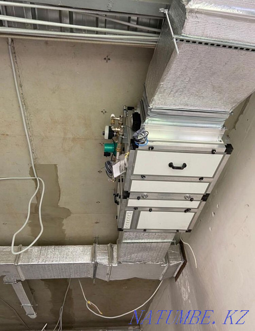Монтаж установка ВЫТЯЖКА ВЕНТИЛЯЦИЯ. приточка. Алматы - изображение 7