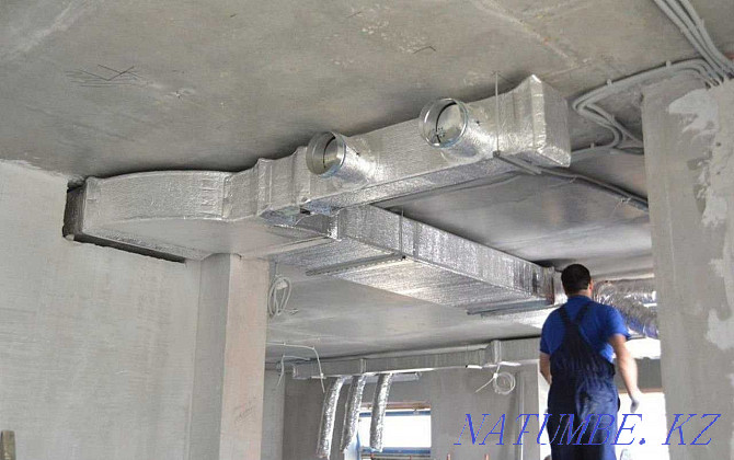 Ventilation. Production of air ducts. Umbrellas.Design.Installation. Astana - photo 2