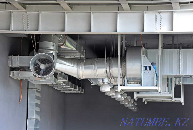 Ventilation. Production of air ducts. Umbrellas.Design.Installation. Astana - photo 3