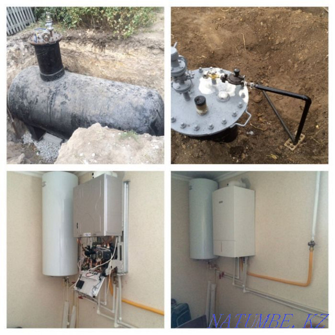 gas heating installation. gas equipment. Boilers Buderus Karagandy - photo 5